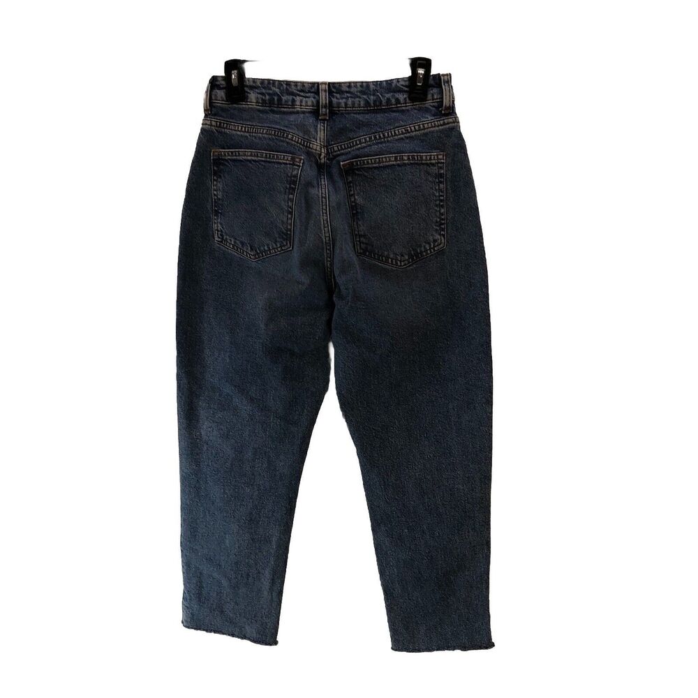 H&M &Denim High Waist Loose Mom Jeans 8 Short - Picture 2 of 14